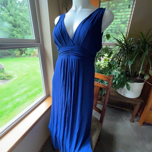 IMAN Dresses & Skirts - Iman Gorgeous Blue Maxi Dress